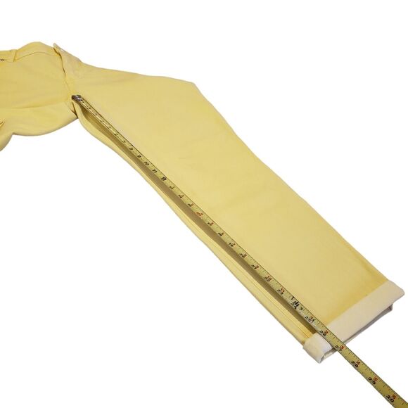 Chico’s Women’s So Slimming Girlfriend Slim Leg Ankle Jeans 1 Yellow - Picture 8 of 9